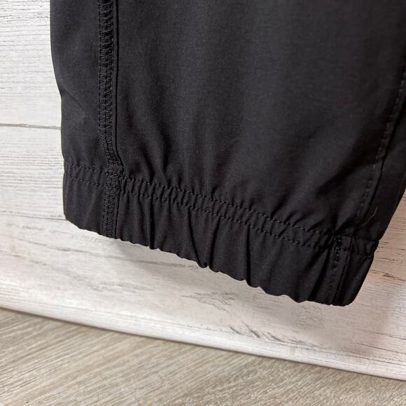 Eddie Bauer Pants Womens Size 8 Black Fleece Lined Elastic Waist Drawstrings - Picture 5 of 16